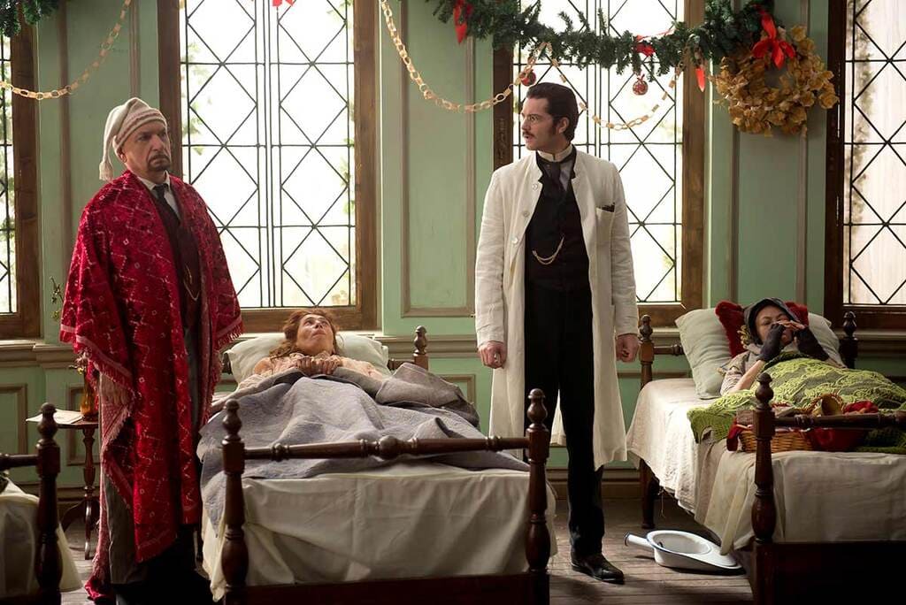Обитель проклятых (2014). Обитель проклятых (Stonehearst Asylum) 2014 г. (кадр из фильма). 2.