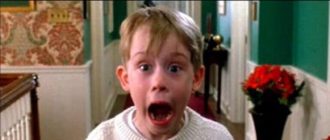Один дома (Home Alone) 1990 г. (кадр из фильма).