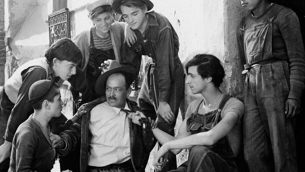 Забытые» (Los Olvidados) 1950 г. (кадр из фильма). 2