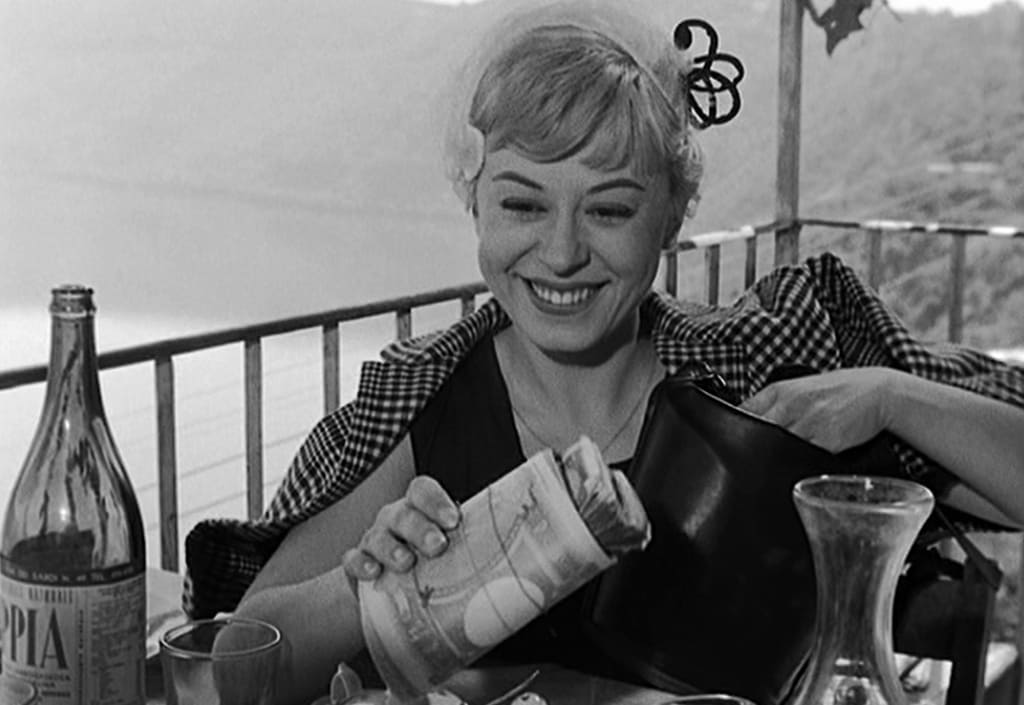 Ночи Кабирии (Le notti di Cabiria) 1957 г. Ночи Кабирии (Le notti di Cabiria) 1957 г. (кадр из фильма). 1