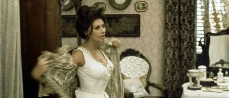 Вояж (Il viaggio) 1974 г. (кадр из фильма).