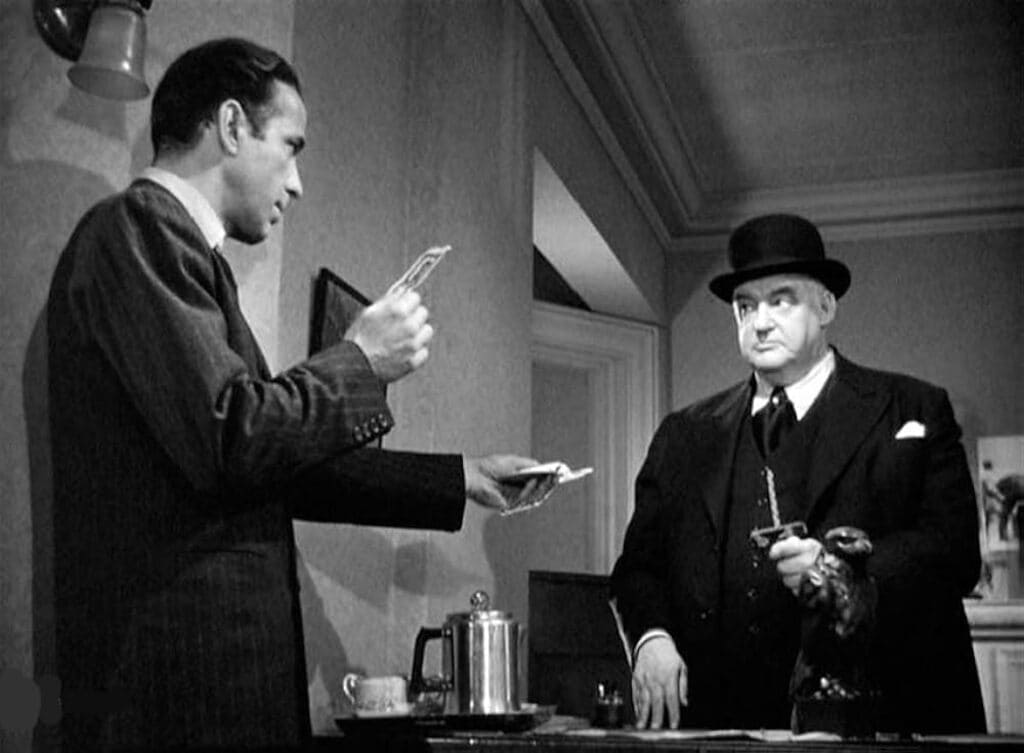 Мальтийский сокол (The Maltese Falcon) 1941 г. Мальтийский сокол (The Maltese Falcon) 1941 г. (кадр из фильма). 3
