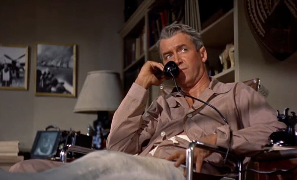 Окно во двор (Rear Window) 1954 г. (кадр из фильма). 1