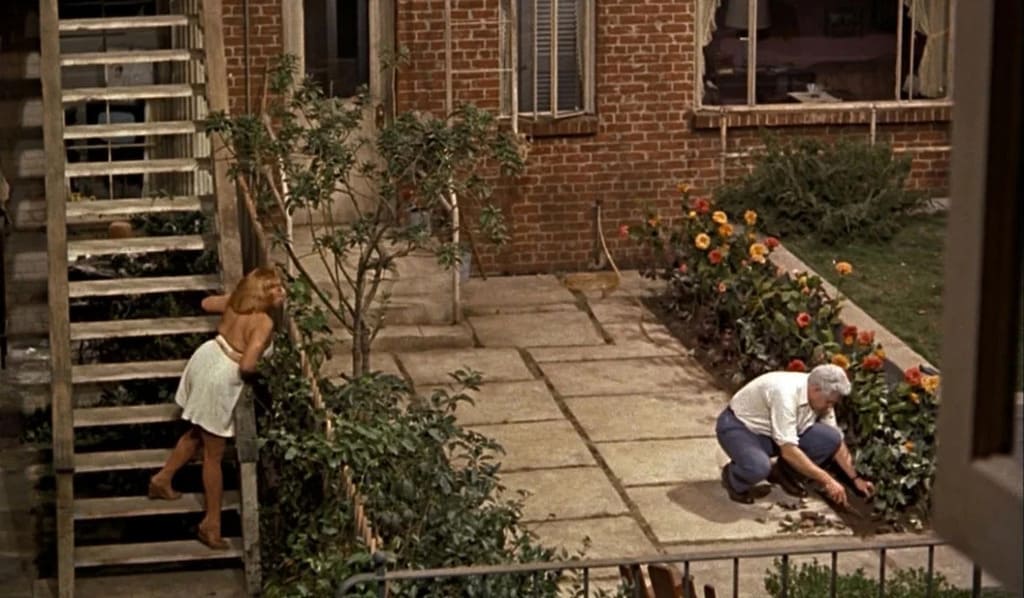 Окно во двор (Rear Window) 1954 г. (кадр из фильма). 2
